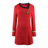 Star Trek The Original Series Female Duty Uniform Red Dress Uhura Dress